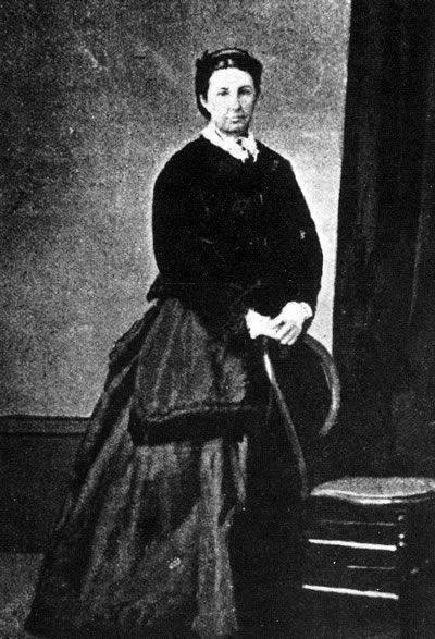 Minnie Dean, pictured on the occasion of her wedding to Charles Dean in 1872. 