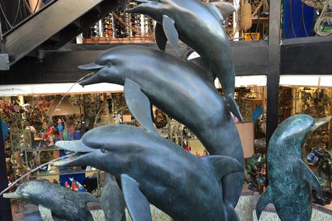 Fountain inside the Cove.
