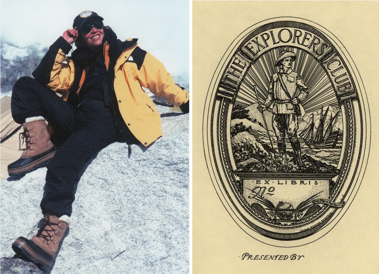 In 1981 Faanya Rose (here on Mt. Everest, 1999) was the first woman admitted to the Explorers Club.