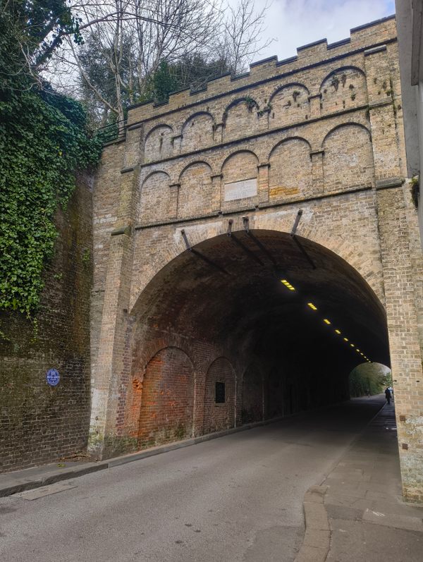 Reigate Tunnel in Surrey, England