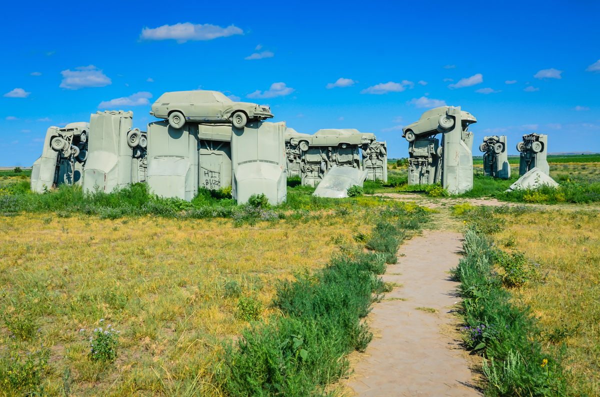 Carhenge, off Highway 87 in Alliance, Nebraska.