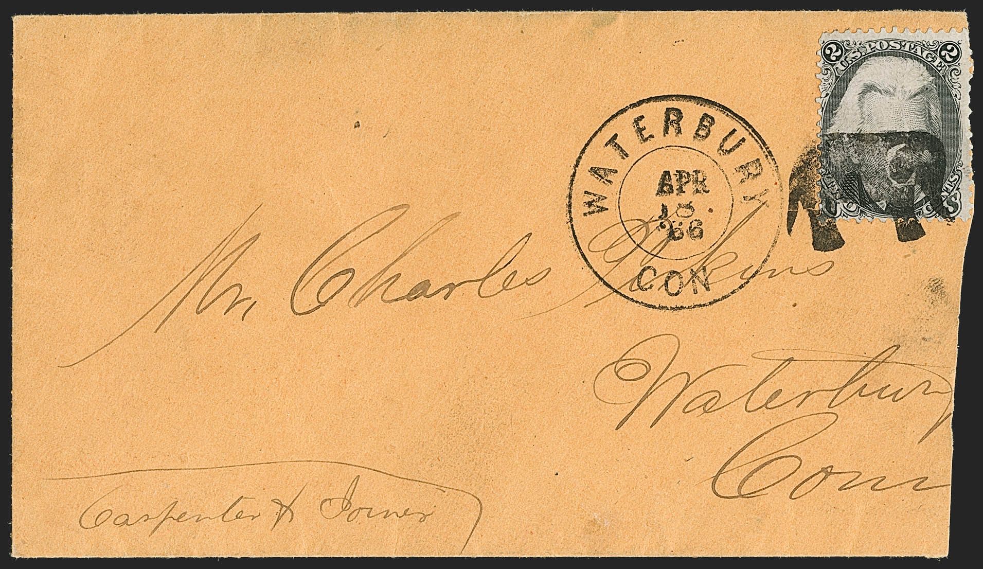 Some cancels referenced daily events in the town. This one likely refers to the circus trundling through town; another nods to a winning baseball game.