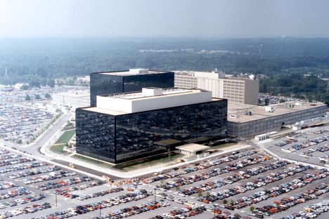 The NSA headquarters in Fort Meade, Maryland.