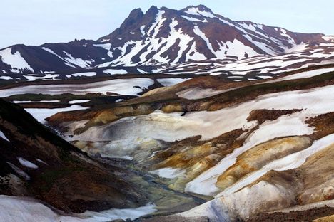 The "Valley of Death" in Kamchatka, Russia.