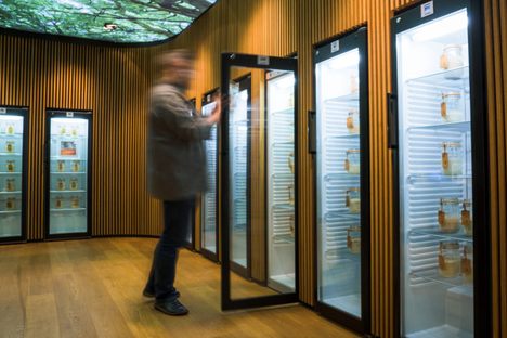 The interior of the Sourdough Library in St. Vith, Belgium.