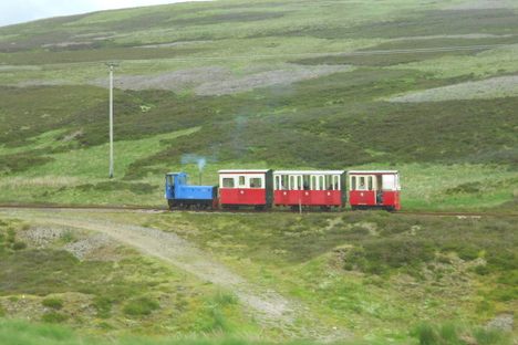 Train approaching  the Halt