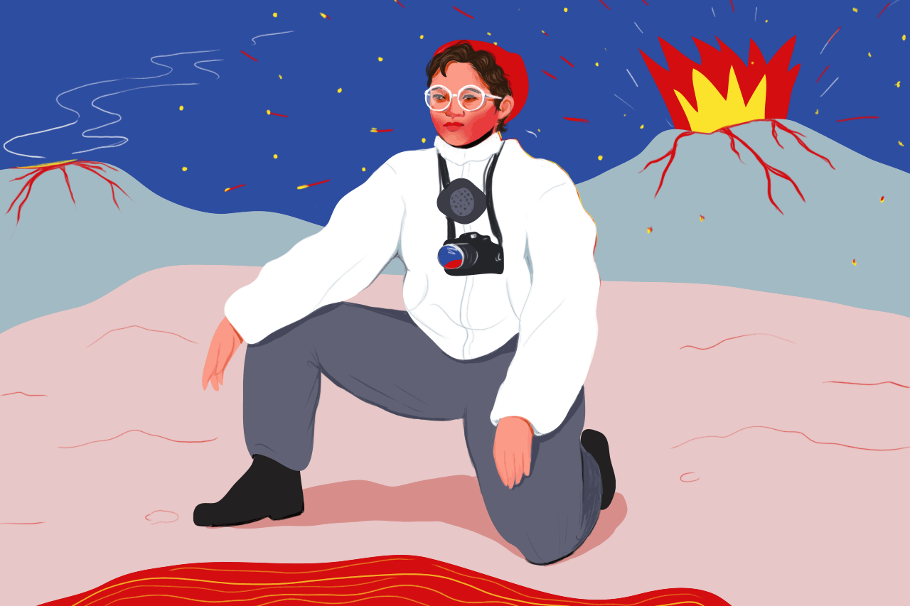 “It’s really something very dangerous,” Katia Krafft said of her research. “But it was so fascinating to look at it and to try to be close to see better what is happening.”