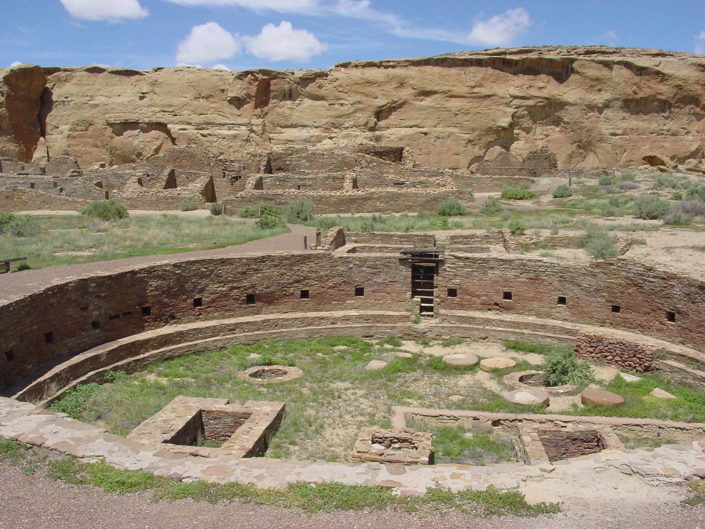 The kiva at Chaco Canyon was the site of political meetings and spiritual gatherings.