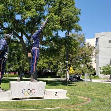 Olympic Black Power statue