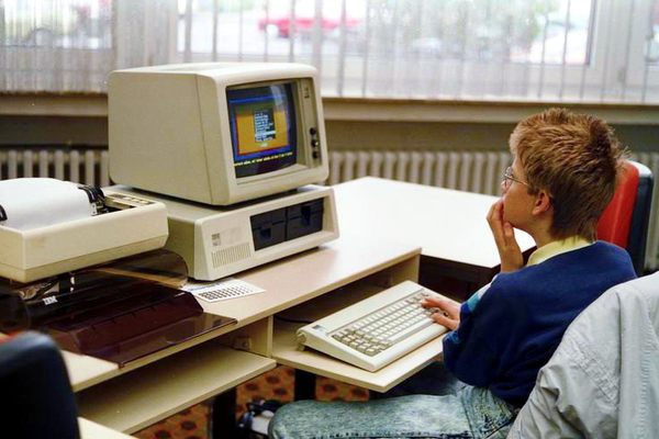 A computer, circa 1988.