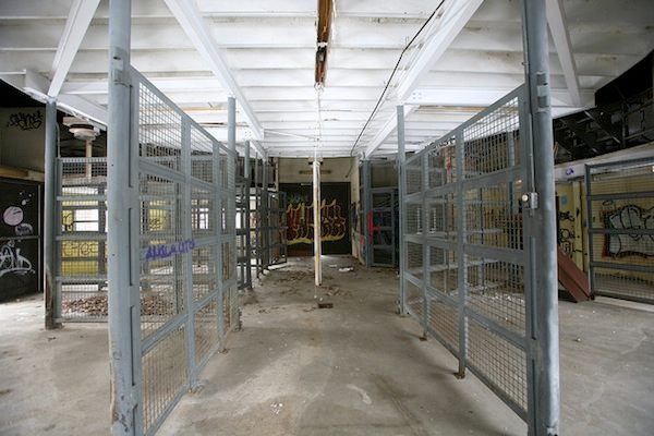The empty animal pens. (Photo by lundgrenphotography via Flickr) 