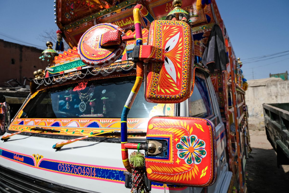 Pakistan's truck art "reflects the mood of a nation," says one observer. It has also inspired pop culture, adorning everything from sneakers to souvenirs. 