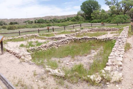 The ruins of El Cuartelejo.