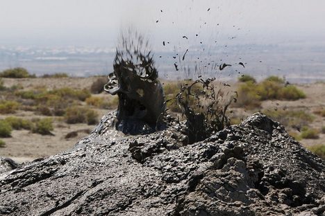 Curious Fact of the Week: The Mud Volcanos of Azerbaijan