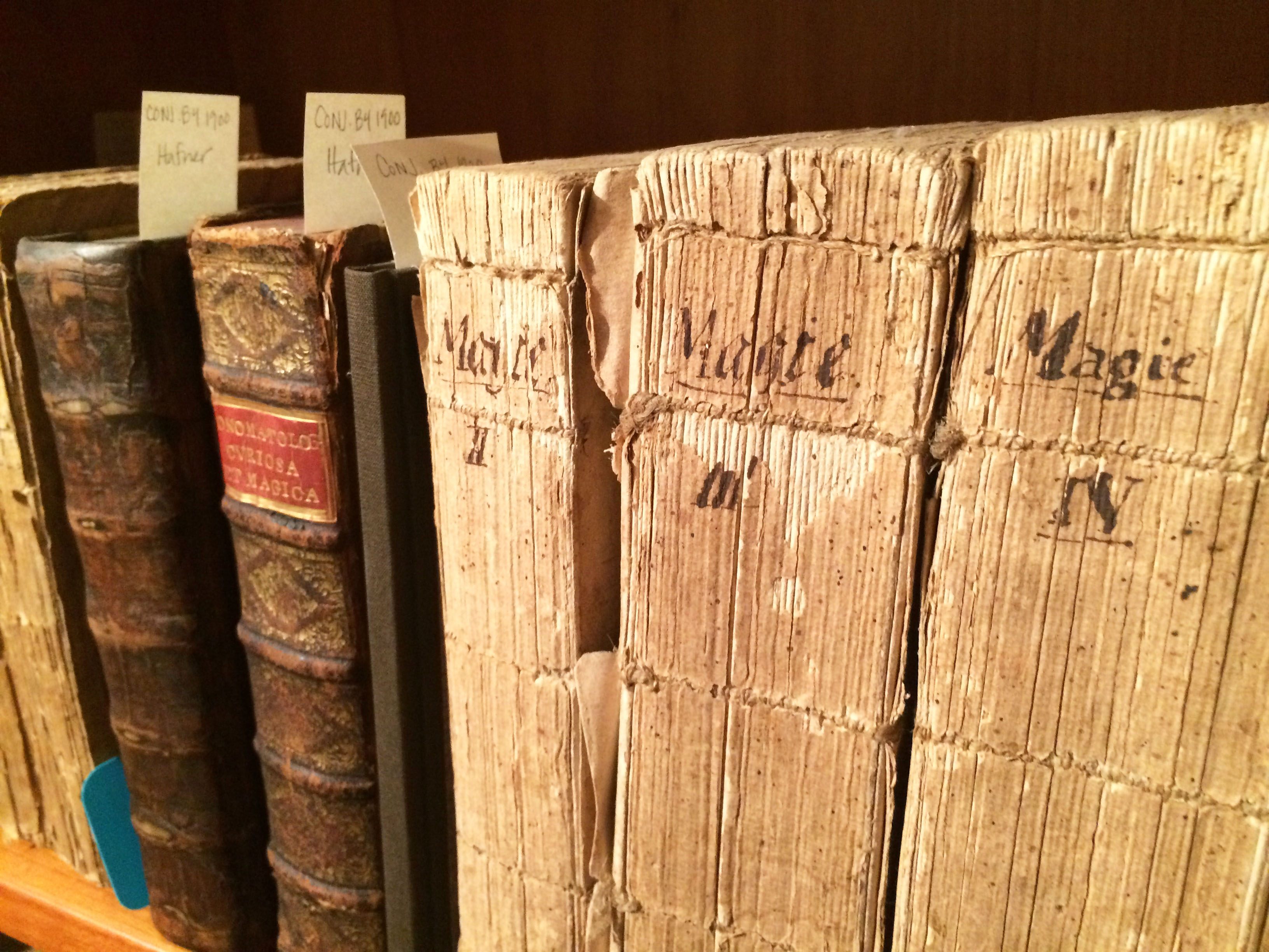 The Conjuring Arts Research Center has a vast collection of books, including rare and antique books about magic. 