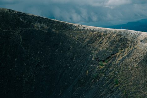 The views from the volcano's crater lip are astounding.