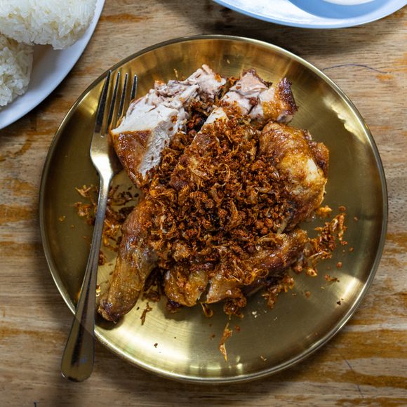 This fried chicken is one of Bangkok’s most famous.
