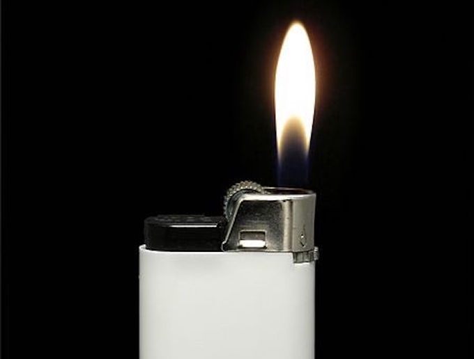 Beware the white lighter.