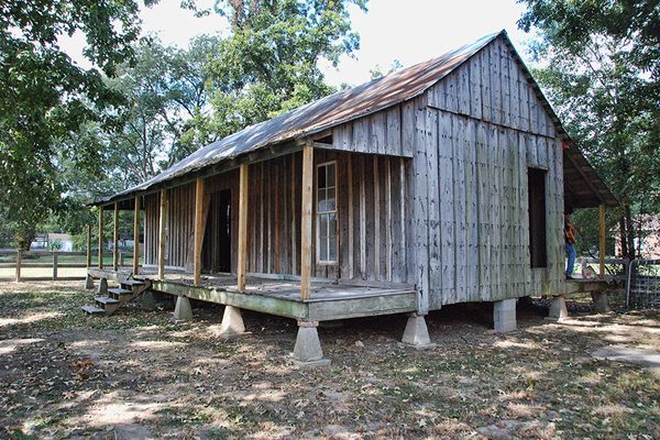 Levon Helm Boyhood Home was moved from Turkey Scratch to Marvell, Arkansas, in 2017. 