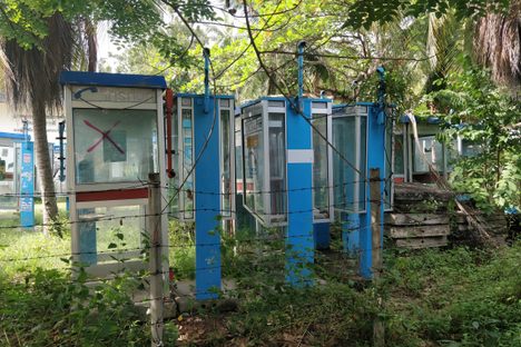 Phone Booth Graveyard