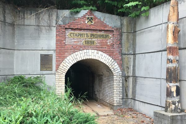 Entrance of the mine.