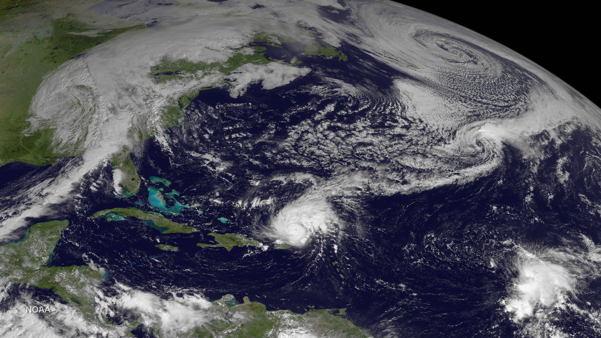 Atlantic Hurricane Gonzalo 2014