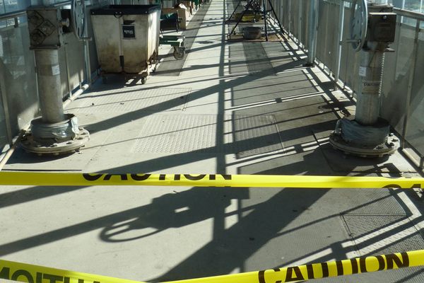 One of the catwalks