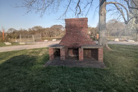 Hearth at Barrett House.