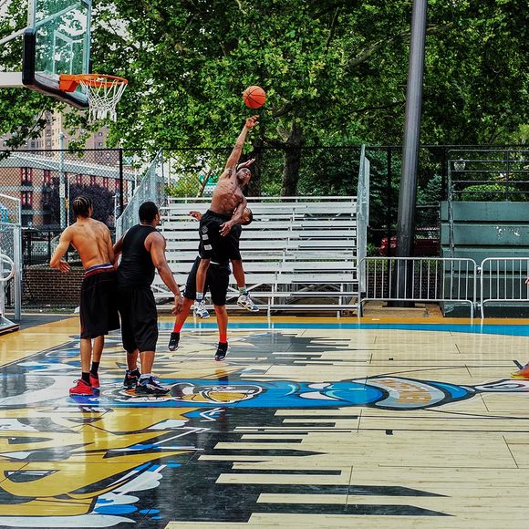 Street Basketball Scene at Rucker Park in Harlem - The New York Times