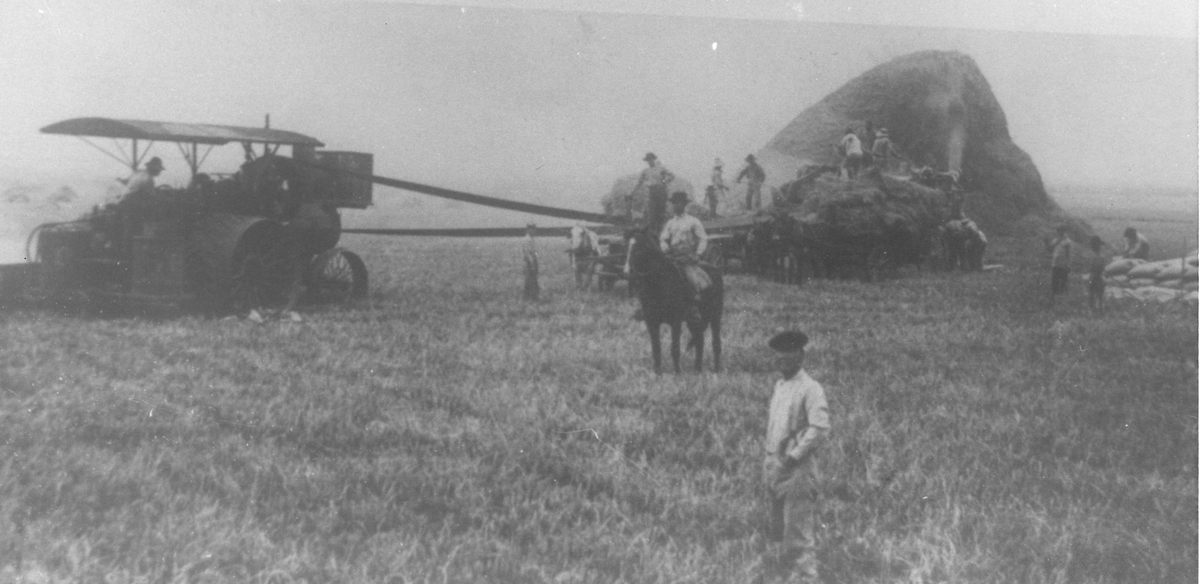 The Saibara farm in 1927.