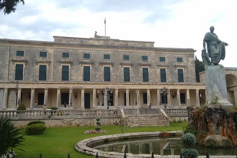 The Neoclassical palace is reason enough to visit. 