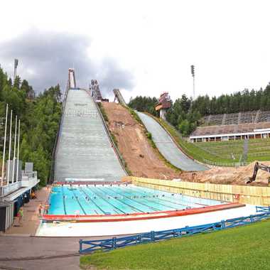 Lahti Ski Jump Tower pool