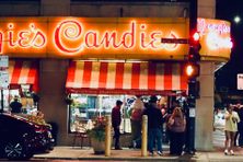 Margie’s Candies, on the corner of Western and Armitage since 1921.