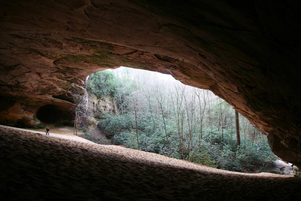 Sand Cave is basically one giant sand dune.