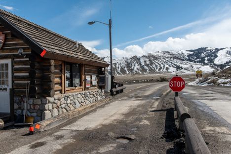 Yellowstone National Park recently closed to all visitors.