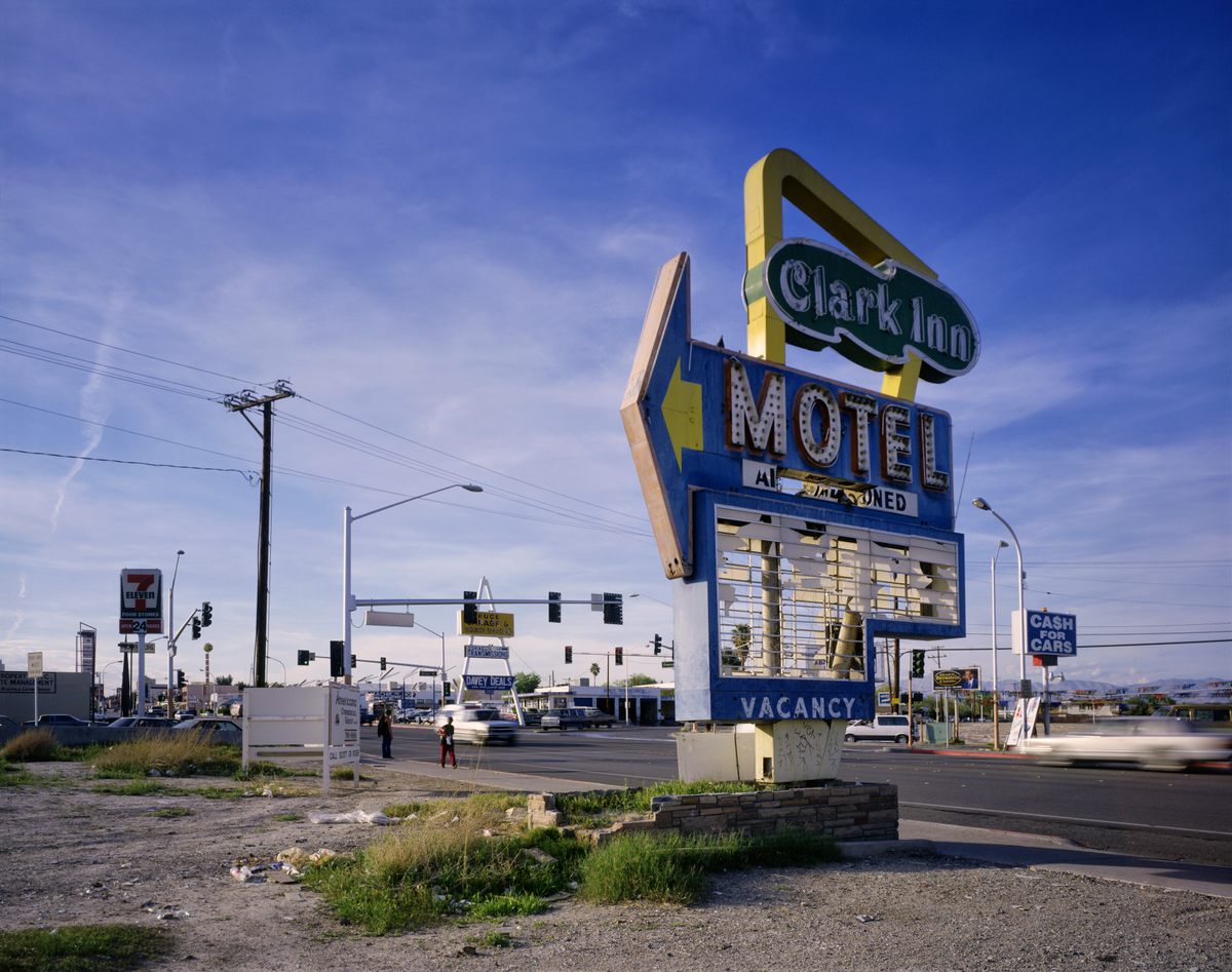 By the time Sigman visited with his camera, this was all that remained of the Clark Inn Motel.