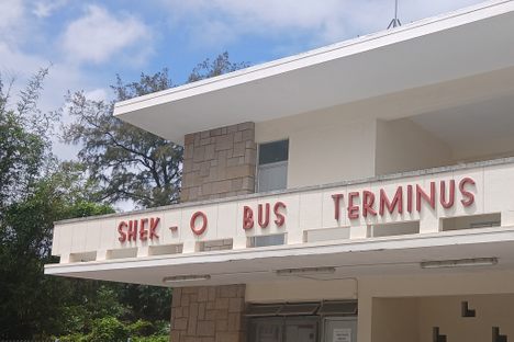 Bus Terminus in summer