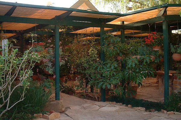 Entrance to PJ’s B and B, White Cliffs, New South Wales. (Wikimedia Commons)