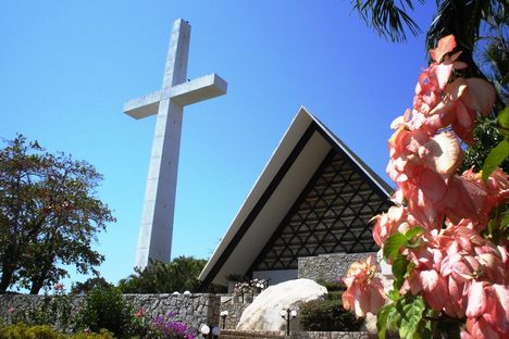 Chapel and cross.