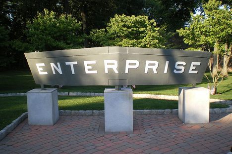 Stern Plate of the USS Enterprise