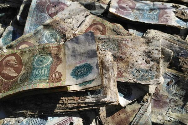 Rubles and rubles and rubles. 