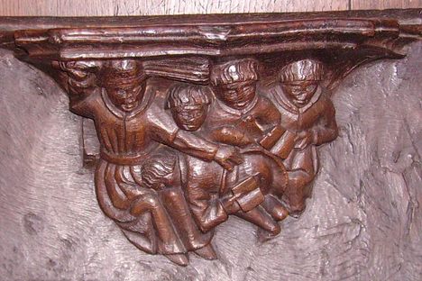 The famous birching scene.