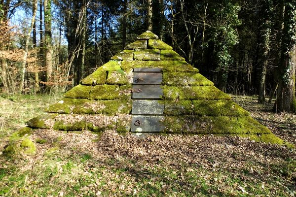 Pyramid at the Abandoned Cemetery of La Boulaye