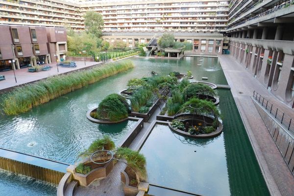 Ponds at Barbican Estate.