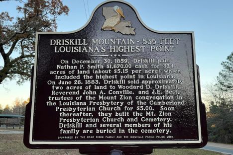 Driskill Mtn Historical Marker Side 2