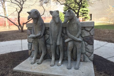 The Livonian Wolves at the Leaping Wall