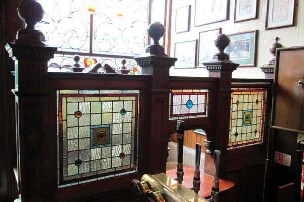 The bar, with the window to the snug.