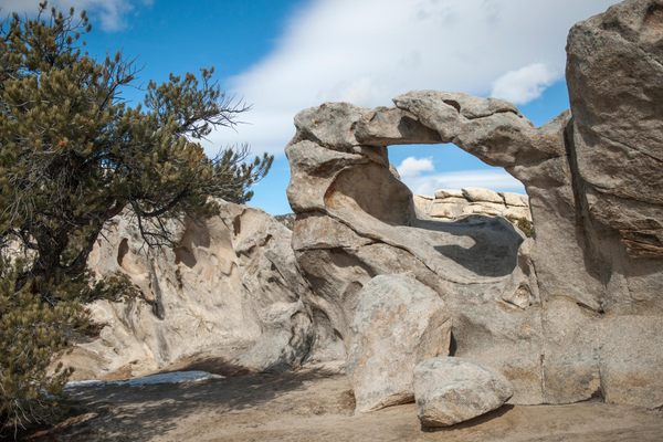 Window arch in the City of Rocks.