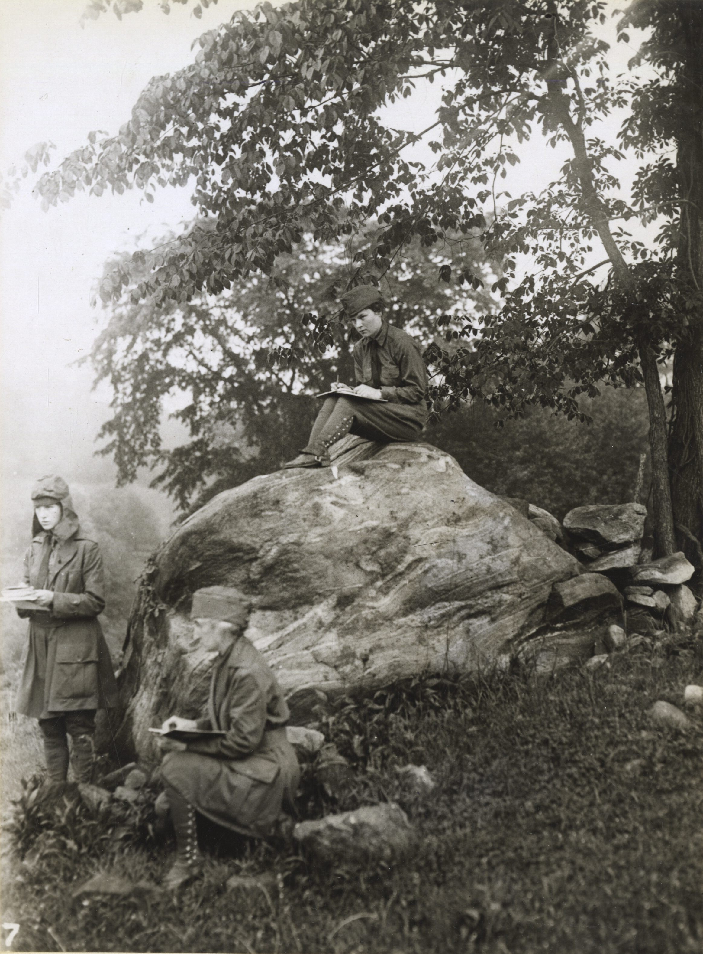 Why Women Pretended to Be Creepy Rocks and Trees in NYC Parks