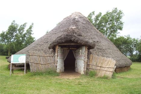 Reconstruction of a roundhouse.